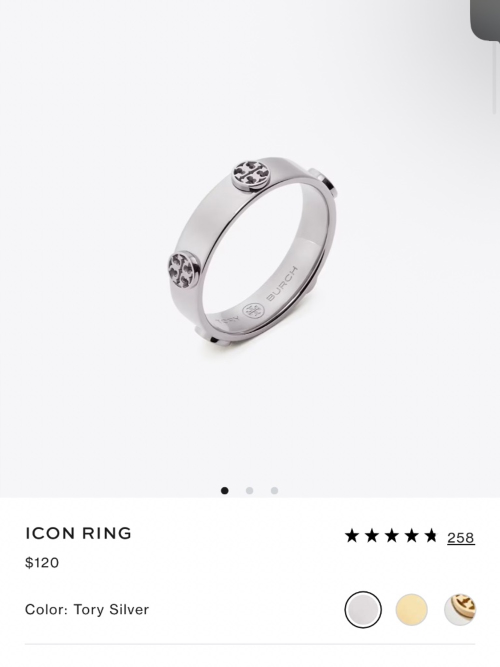 Tory Burch ICON RING - Picture 5 of 5